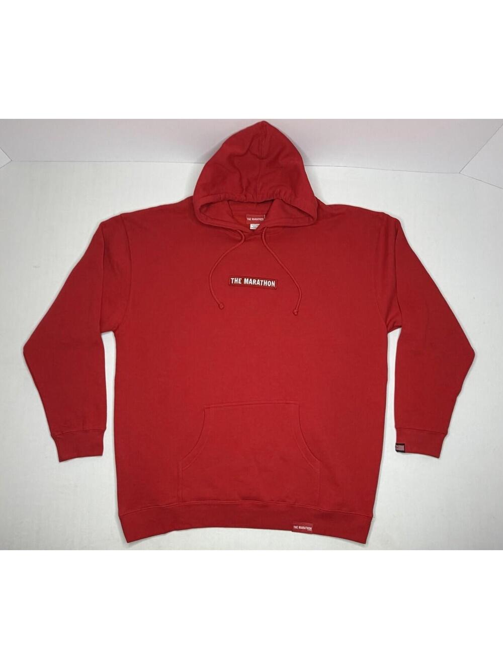 The Marathon Clothing 3XL Red Fleece Pullover Nipsey Hussle Hoodie